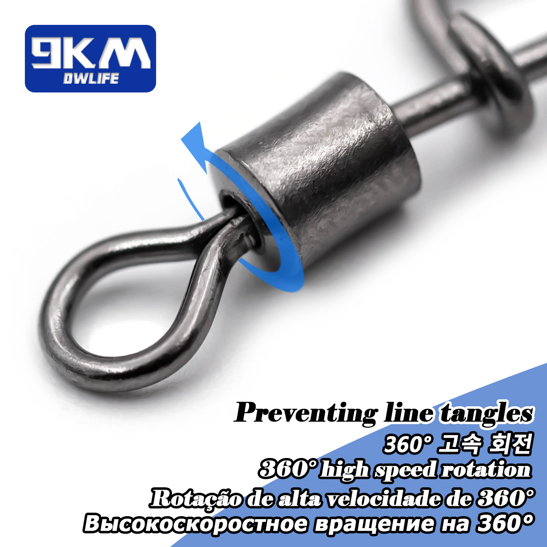 9KM مشبك دوار إيطالي للصيد 50  - مراجعة Monofilament Line وسعره